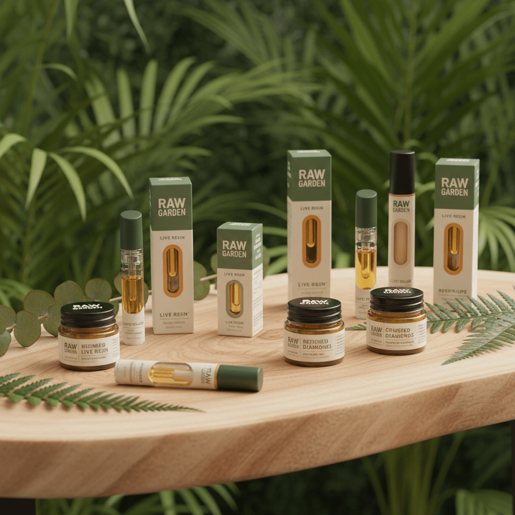 Raw Garden product lineup