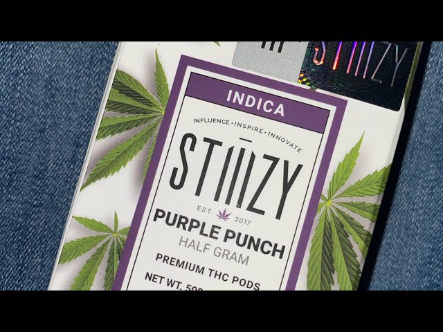 Unboxing and Reviewing the Purple Punch STIIIZY Strain from CEAS Collective