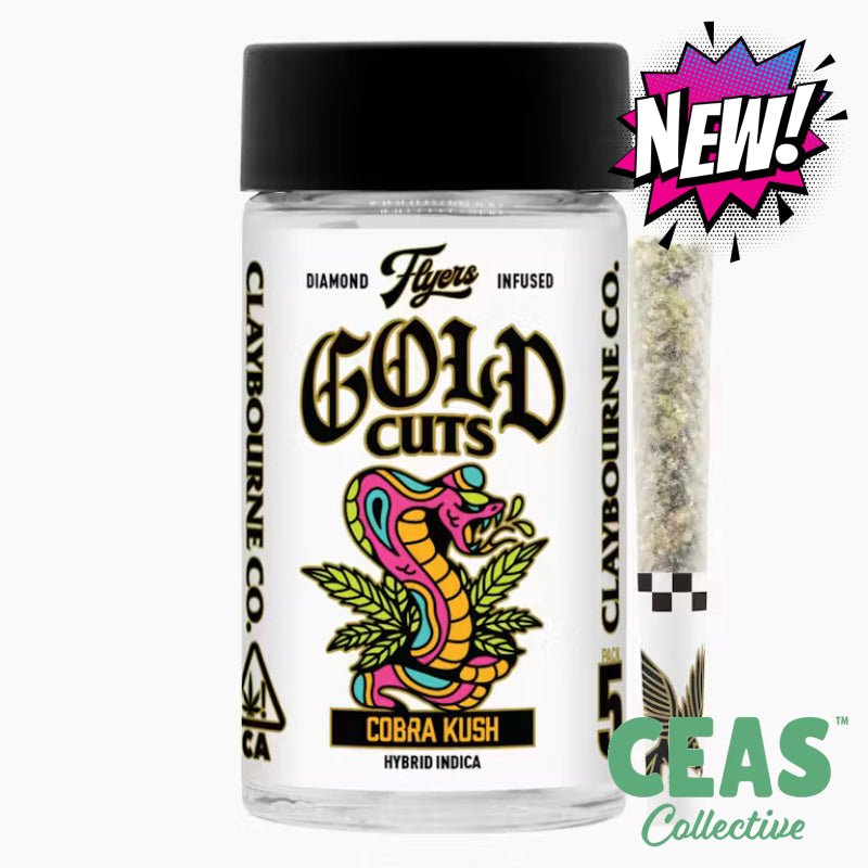 Cobra Kush - (5pk) Flyers Diamond Infused - Claybourne Co.