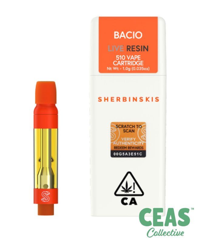 Bacio - 510 Live Resin Cart 1g - Sherbinskis
