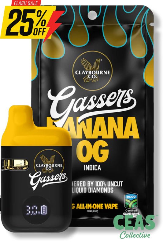 Banana OG - AIO Gassers Vape 1g - Claybourne & Co.