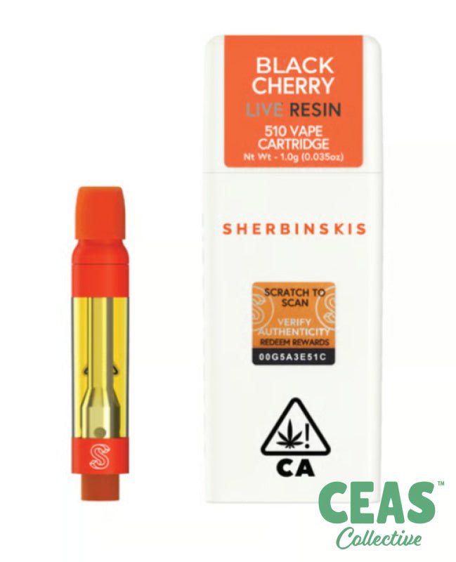 Black Cherry - 510 Live Resin Cart 1g - Sherbinskis