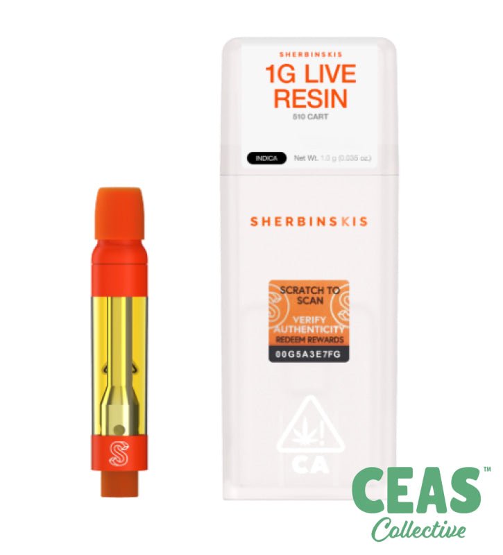 Black Sesame - 510 Live Resin Cart 1g - Sherbinskis