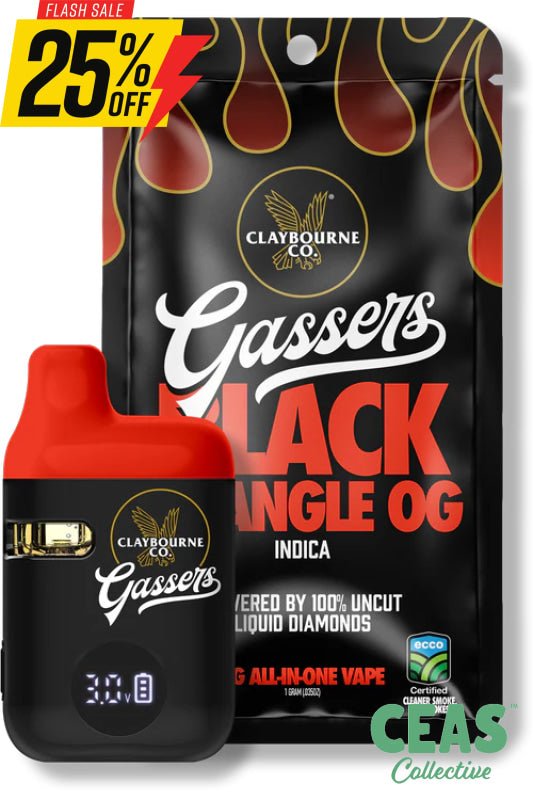 Black Triangle OG - AIO Gassers Vape 1g - Claybourne & Co.