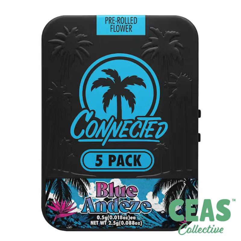 Blue Andeze - 5 Pack Pre rolls 2.5g - Connected