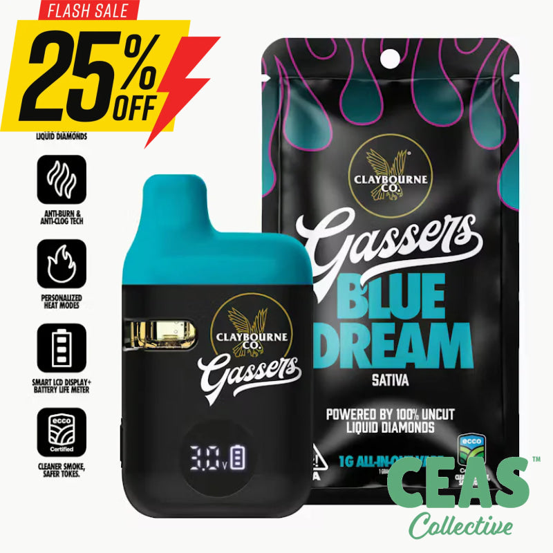 Blue Dream - AIO Gassers Vape 1g - Claybourne & Co.