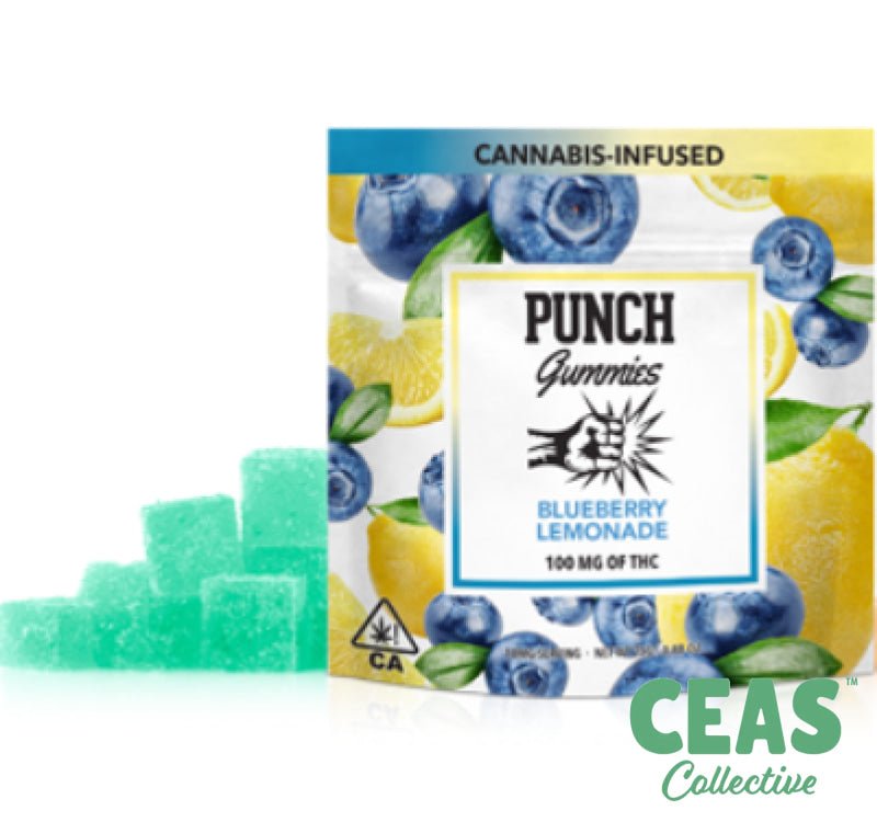 Blueberry Lemonade 100MG - PUNCH GUMMIES | CEAS