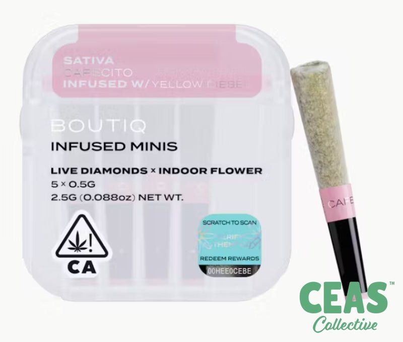 Cafecito - Infused Mini Preroll (5pk) 2.5g  - Boutiq