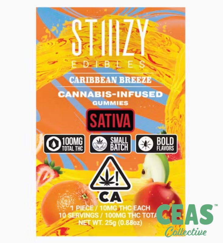 Caribbean Breeze - 100mg Gummies - STIIIZY