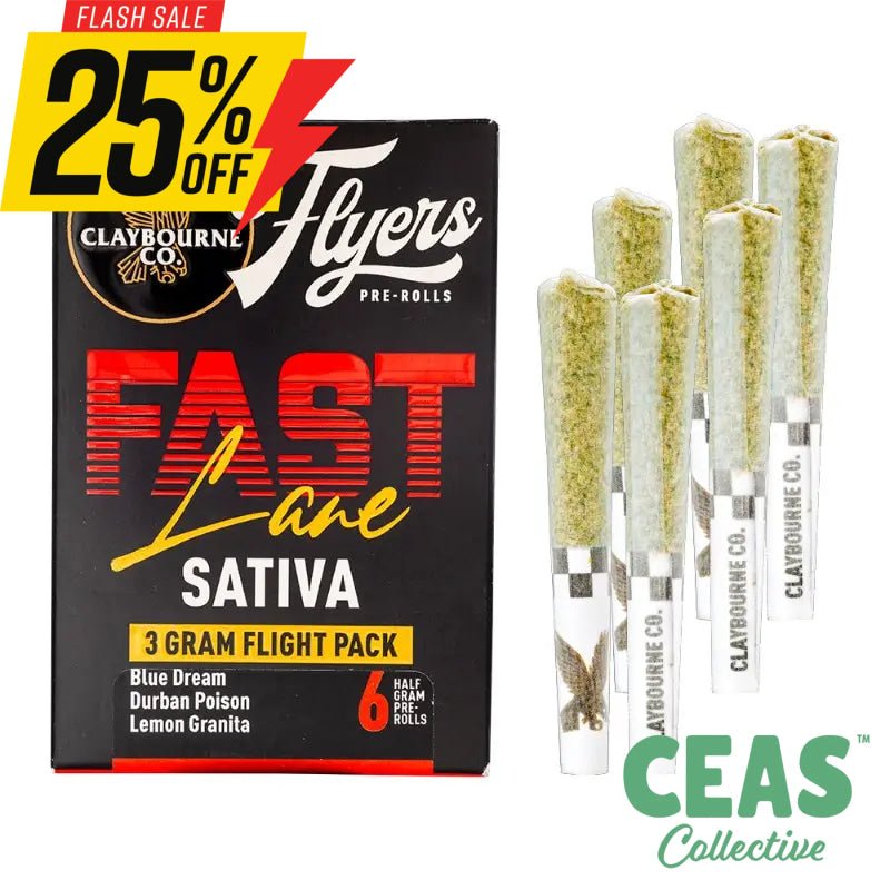 Fast Lane - (6pk) Flyers Full Flower - Claybourne Co.