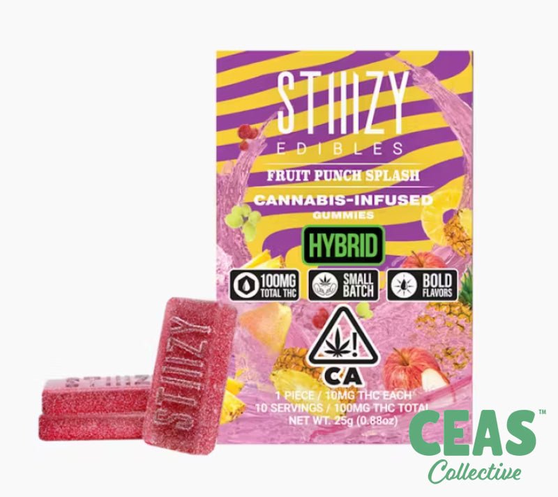 Fruit Punch Splash - 100mg Gummies - STIIIZY