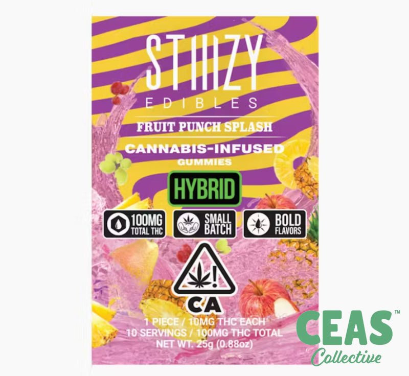 Fruit Punch Splash - 100mg Gummies - STIIIZY