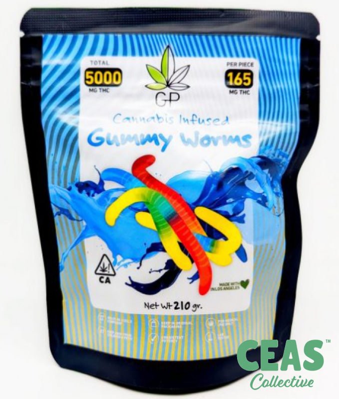 Gummy Worms - 5000mg Total