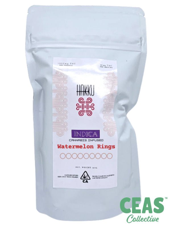 Hakku 1000mg (Indica) - Watermelon Rings