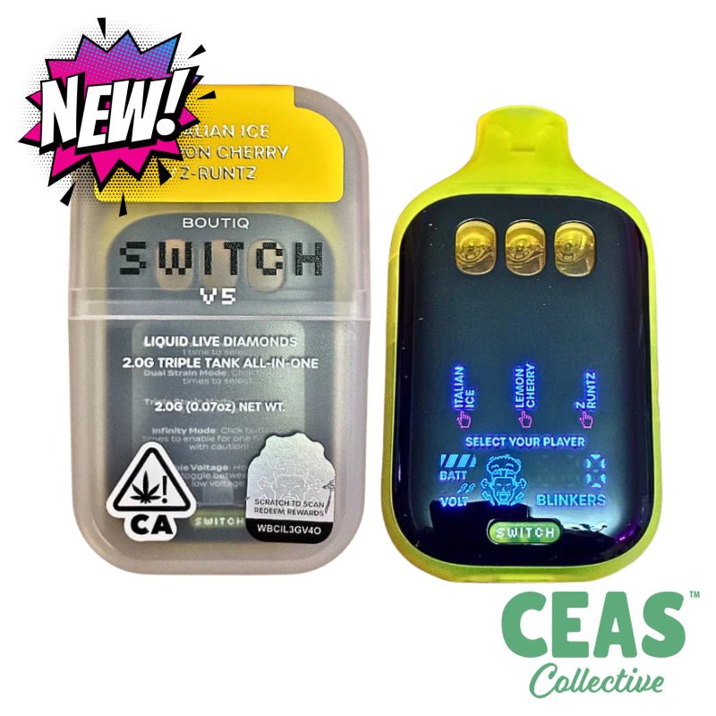 Italian Ice x Lemon Cherry x Z-Runtz - 1g Triple AIO - BOUTIQ SWITCH