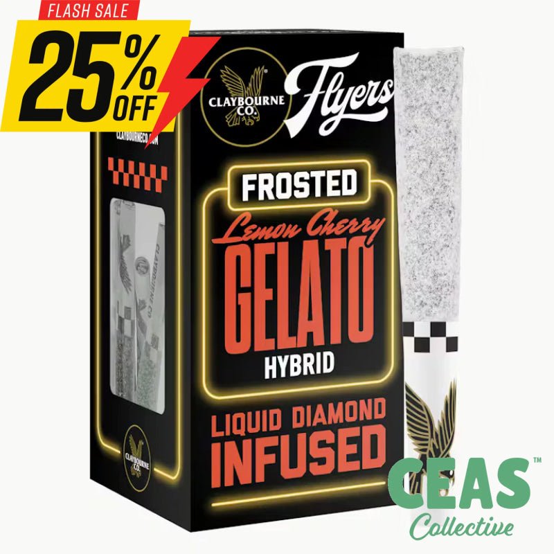 Lemon Cherry Gelato - (5pk) Flyers Frosted Infused - Claybourne Co.