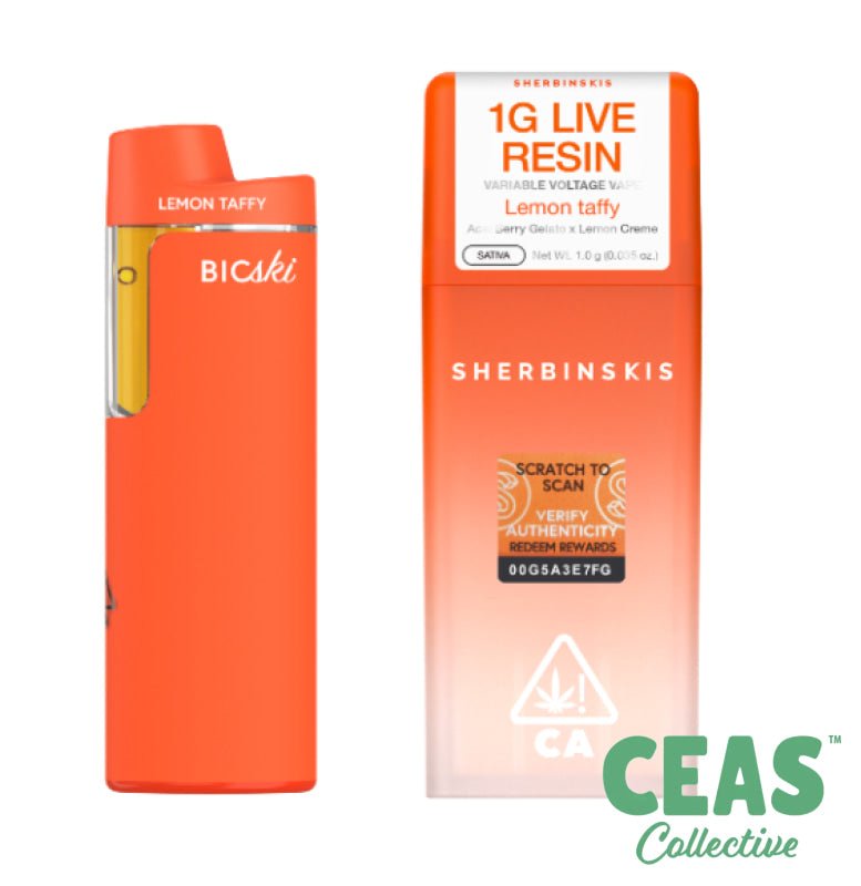 Lemon Taffy - AIO LIve Resin 1g - Sherbinskis