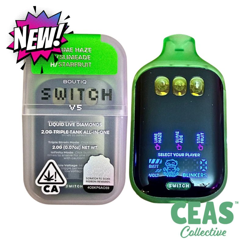 Lime Haze x Slimeade x Starfruit - 1g Triple AIO - BOUTIQ SWITCH