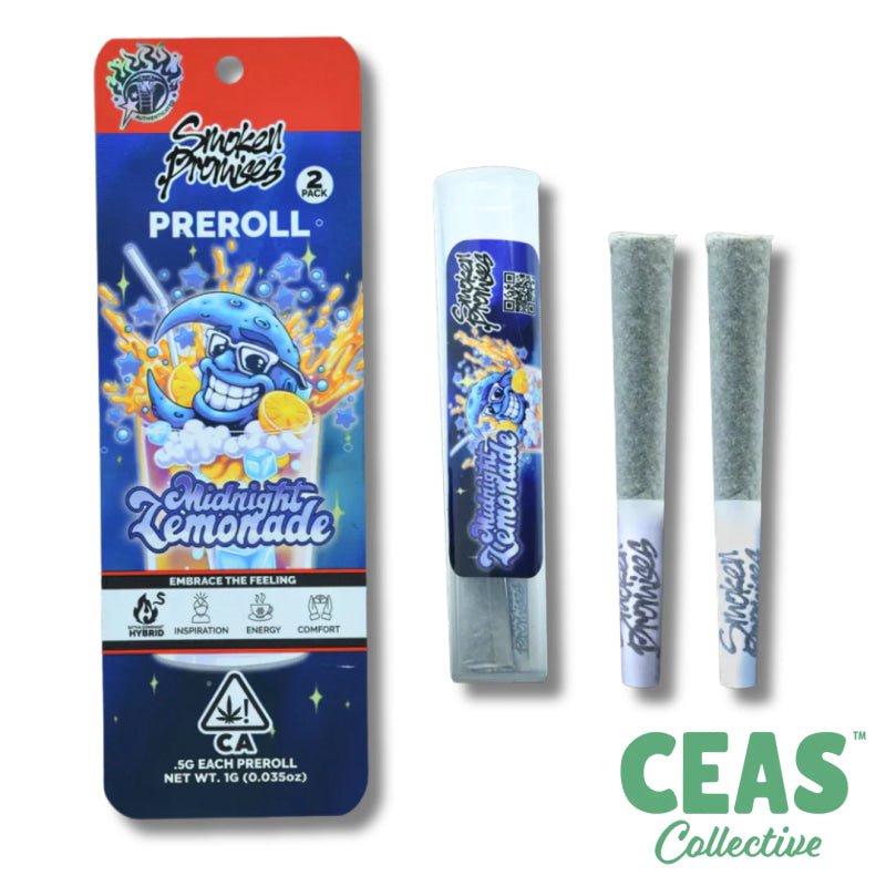 Midnight Lemonade 2x .5g Pre-Rolls - Smoken Promises