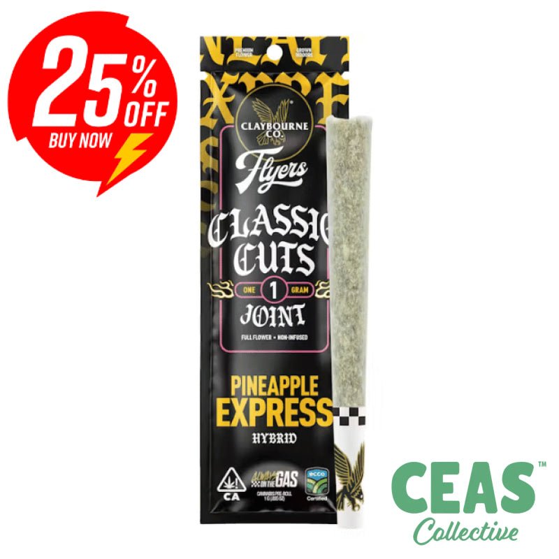 Pineapple Express - Full Flyers Preroll 1g - Claybourne Co.