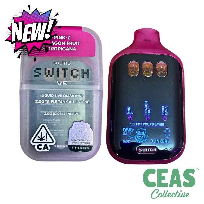 Pink-Z x Dragon Fruit x Tropicana - 1g Triple AIO - BOUTIQ SWITCH