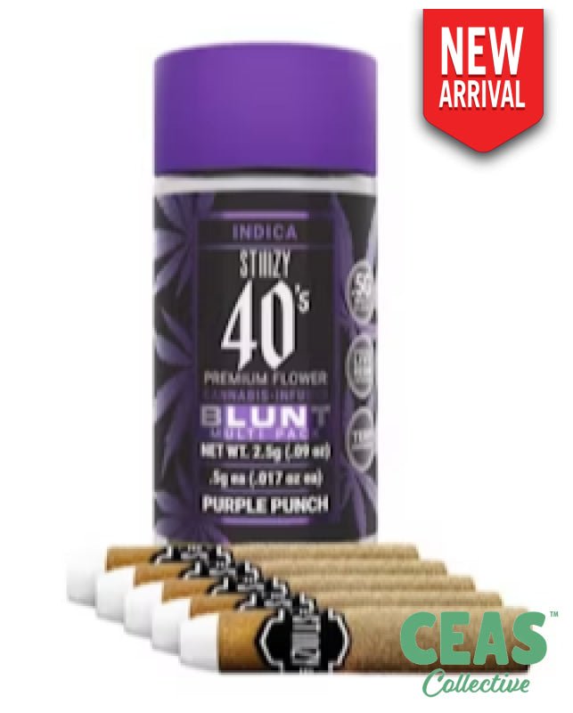 Purple Punch Mini (5Pk) Infused Multipack Blunts - Stiiizy 40’S