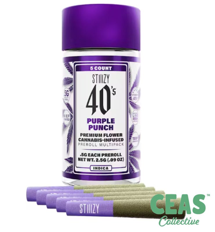 Purple Punch - (5pk) Joint 40'S Multipack - STIIIZY