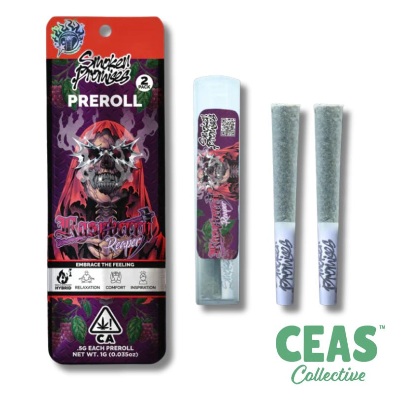 Raspberry Reaper 2x (.5g) Pre-Rolls - Smoken Promises