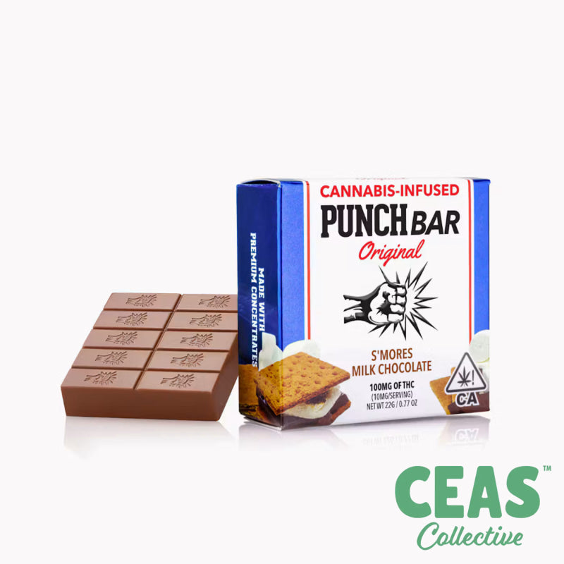 S'mores Milk Chocolate 100mg - PUNCH BAR