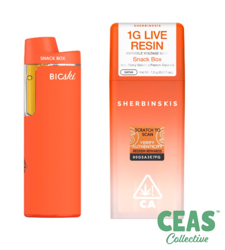 Snack Box - AIO LIve Resin 1g - Sherbinskis