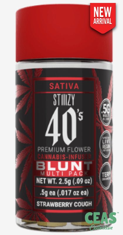 Strawberry Cough Mini (5Pk) Infused Multipack Blunts - Stiiizy 40’S