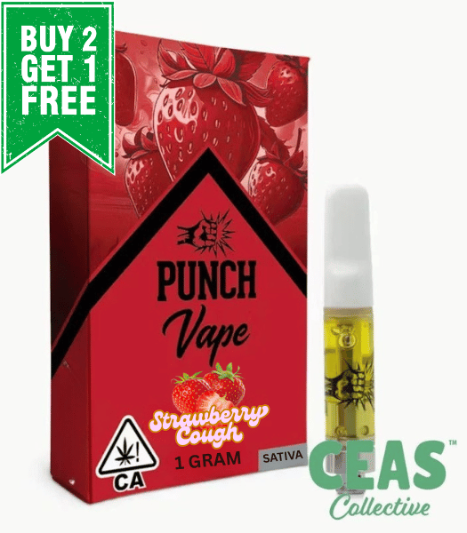 Strawberry Cough - Distillate Vape 1G - PUNCH