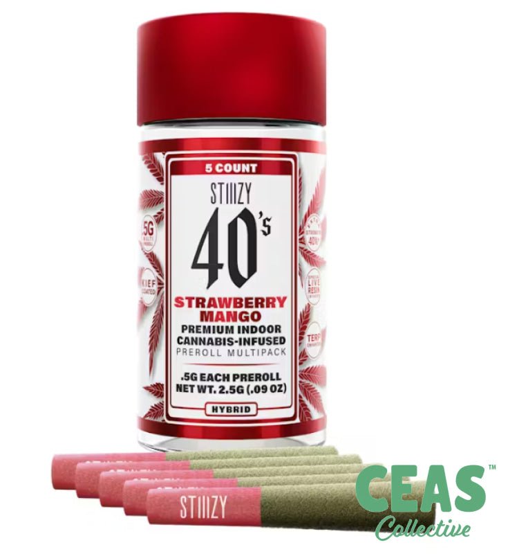 Strawberry Mango - (5pk) Joint 40'S Multipack - STIIIZY