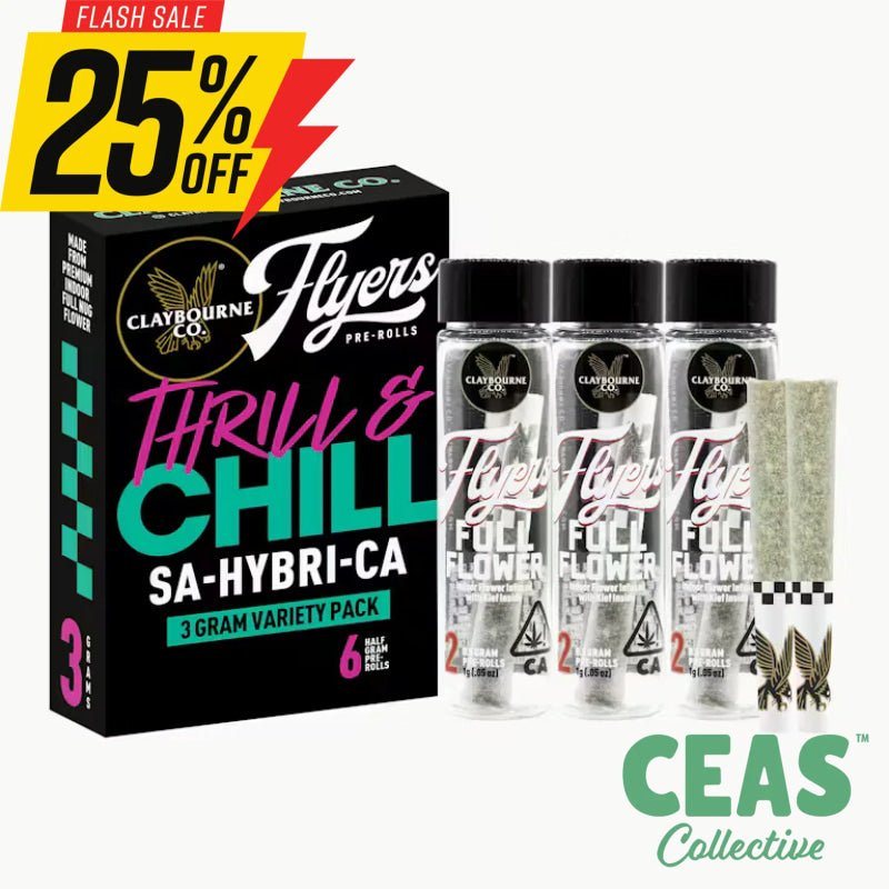 Thrill & Chill - Flyers Full Flower .5G - Claybourne Co.