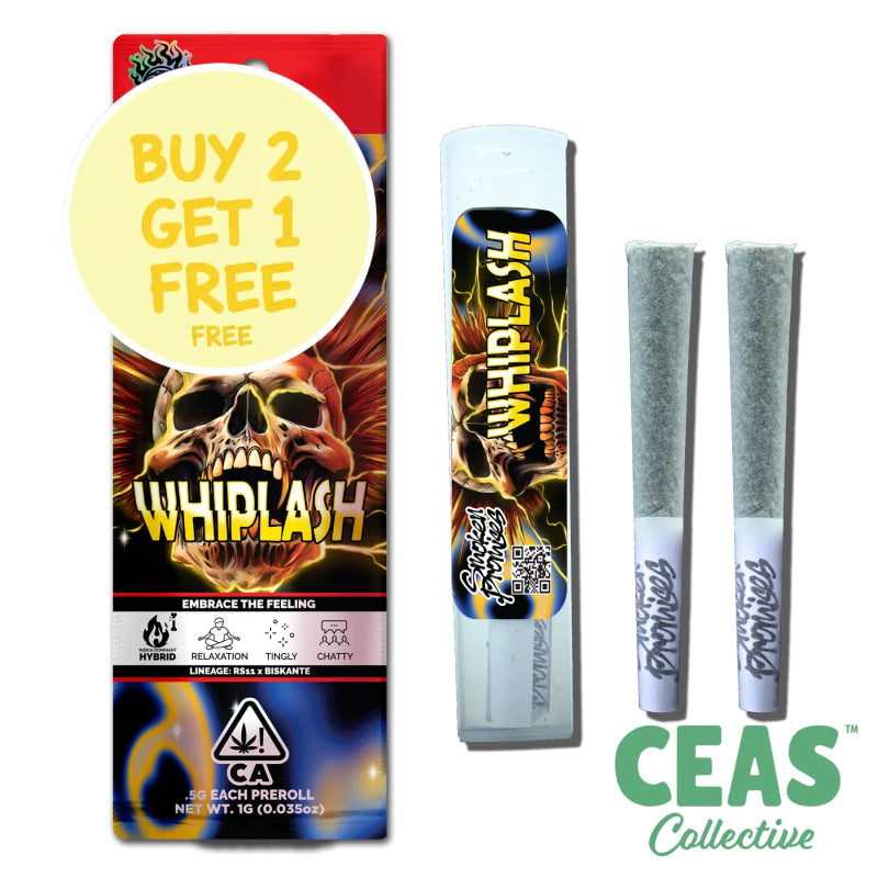 Whiplash 2x (.5g) Pre-Rolls - Smoken Promises