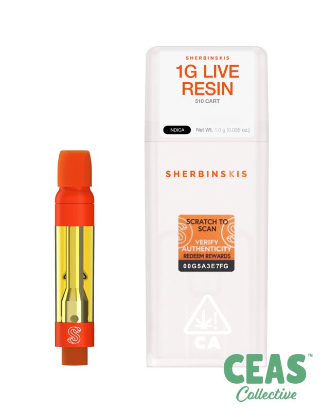 Zauce - 510 Live Resin Cart 1g - Sherbinskis