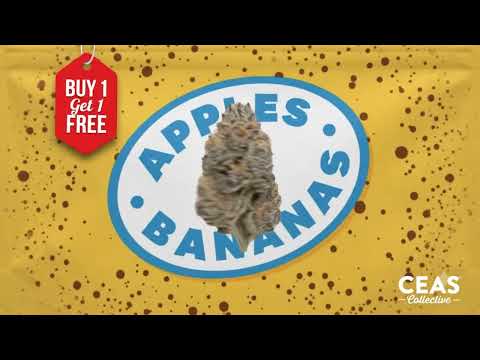 Apples and Bananas (Black)
