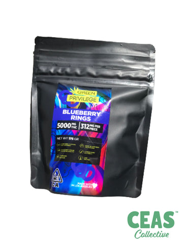 Blueberry Rings - 5000Mg Total