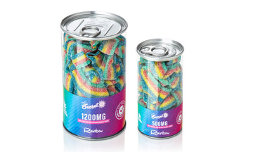 Sunset CBD Infused Rainbow Gummy Belts