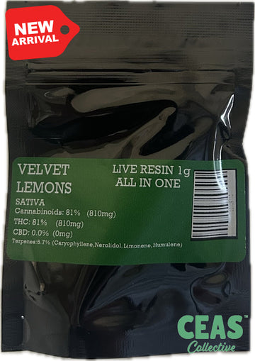 Velvet Lemons 1G Aio Disposable - Ceas