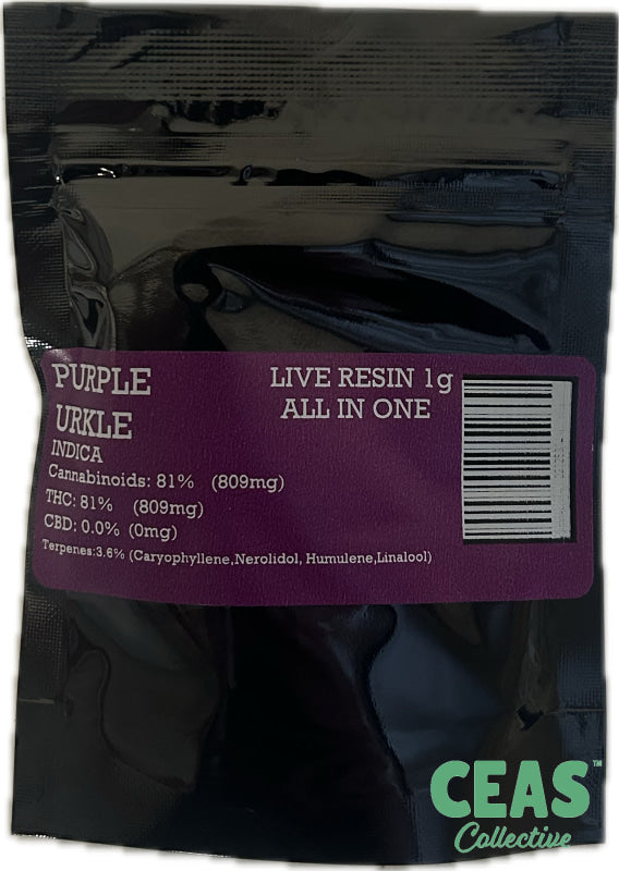 Purple Urkle 1G Aio Disposable - Ceas