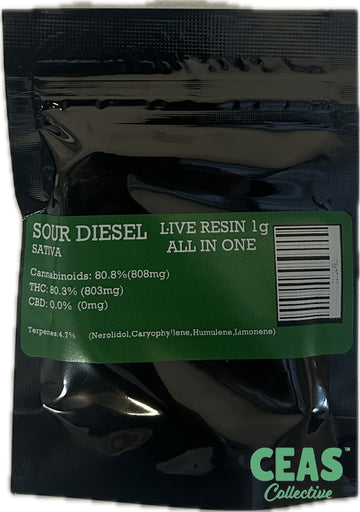 Sour Diesel 1G Aio Disposable - Ceas