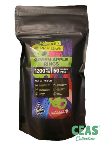 Green Apple Rings - 1200mg!