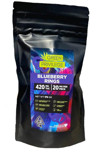 Blueberry Rings - 420 Mg