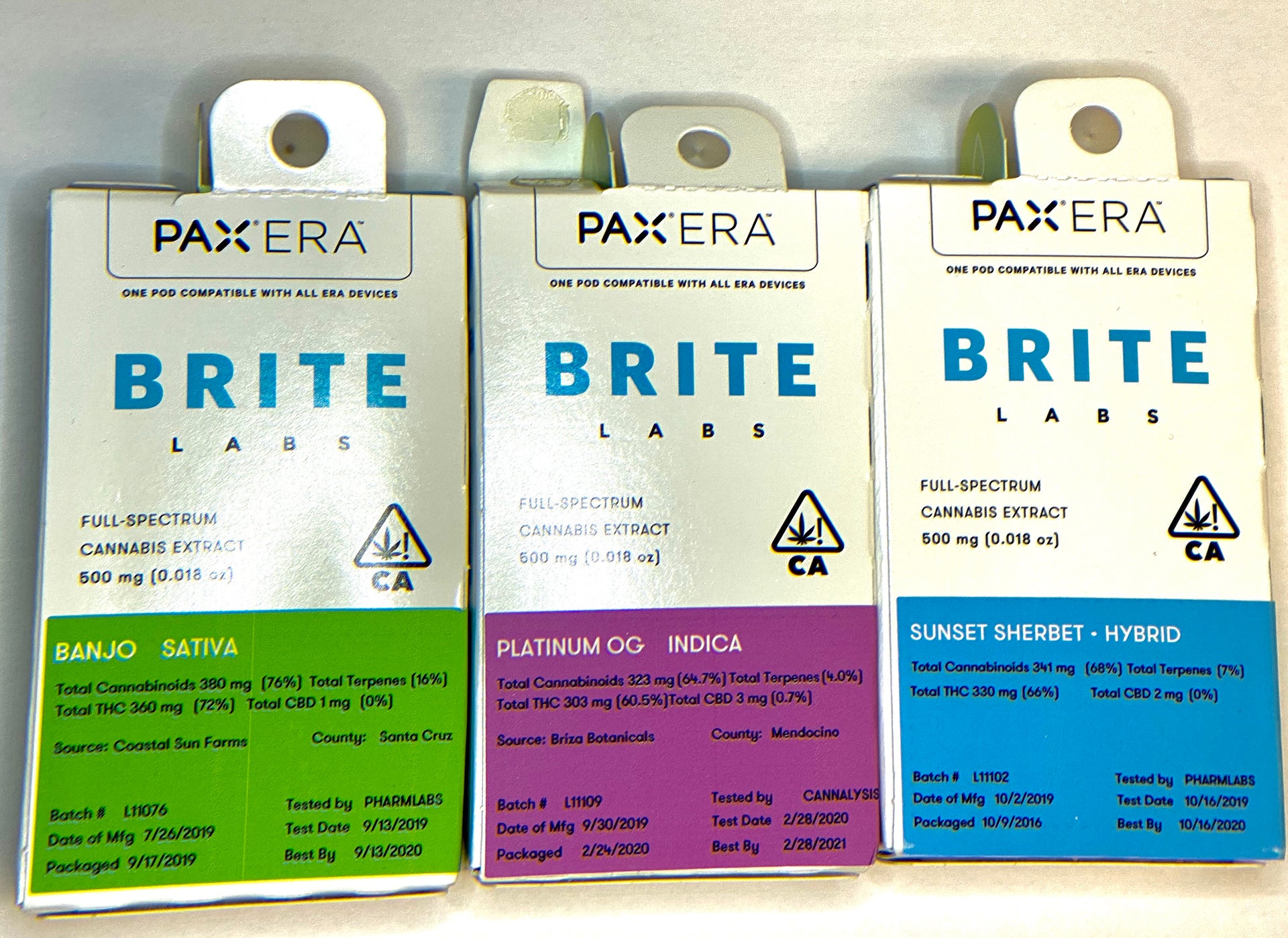 Brite Labs Pax Pods CEAS Brite Labs Pax Pods CEAS