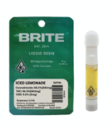 Iced Lemonade - Liquid Resin 510 Cartridge - Brite Labs | CEAS