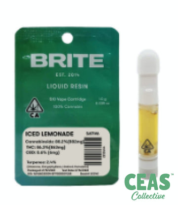 Iced Lemonade - Liquid Resin 510 Cartridge - Brite Labs | CEAS