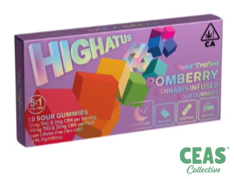 Sour Gummies 10PK - POMBERRY CBN - Highatus | CEAS