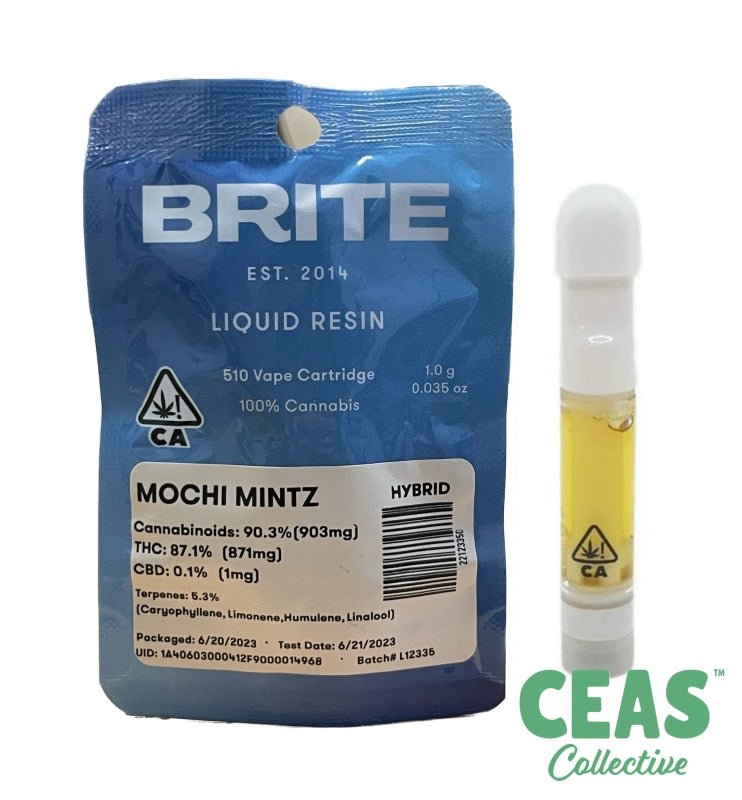 Mochi Mintz - Liquid Resin 510 Cartridge Brite Labs