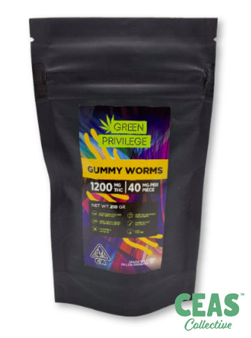 Gummy Worms - 1200Mg!